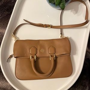 Tory Burch tan versatile bag